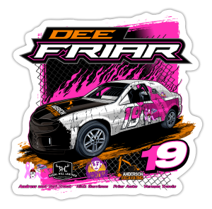 Friar Racing | 2024 | Kiss-Cut Vinyl Decal 2