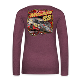 Owen Mossow | 2026 | Women's LS T-Shirt - heather burgundy