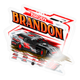Brody Brandon | 2025 |  Kiss-Cut Vinyl Decal 2 - transparent glossy