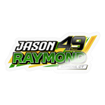 Jason Raymond | 2025 |  Kiss-Cut Vinyl Decal - transparent glossy