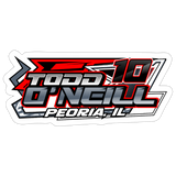 Todd O’Neill | 2026 | Kiss-Cut Vinyl Decal - white matte