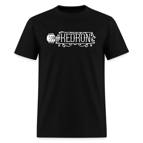 KEDRON | White Logo | Adult T-Shirt - black