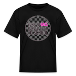 Born to Race Circle | Pink | Youth T-Shirt - black