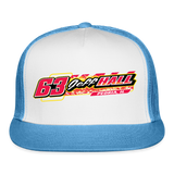 Jeff Hall | 2025 | Trucker Hat - white/blue
