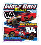 Wolf Ram Racing | 2024 | Kiss-Cut Vinyl Decal 2