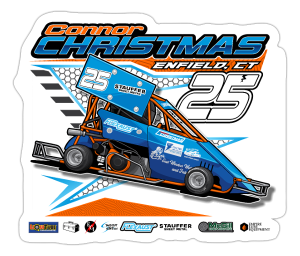 Connor Christmas | 2024 | Kiss-Cut Vinyl Decal 2