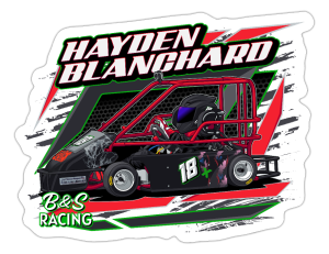 Hayden Blanchard | 2024 | Kiss-Cut Vinyl Decal 2