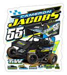Cameron Jacobs | 2025 | Kiss-Cut Vinyl Decal 2
