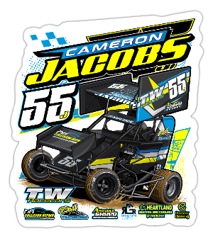 Cameron Jacobs | 2025 | Kiss-Cut Vinyl Decal 2