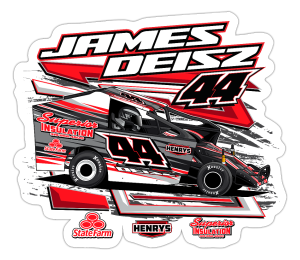 James Deisz | 2024 | Kiss-Cut Vinyl Decal 2