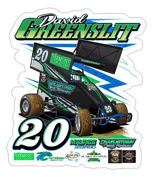 David Greenslit | 2025 | Kiss-Cut Vinyl Decal 2