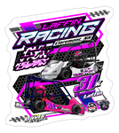 Laffin Racing | 2025 | Kiss-Cut Vinyl Decal 2