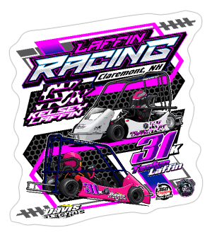 Laffin Racing | 2025 | Kiss-Cut Vinyl Decal 2