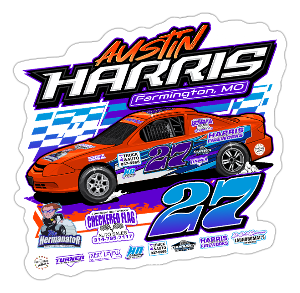 Austin Harris | 2025 | Kiss-Cut Vinyl Decal 2