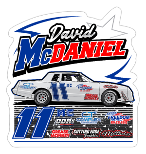 David McDaniel | 2025 | Kiss-Cut Vinyl Decal 2