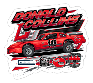 Donald Collins | 2024 | Kiss-Cut Vinyl Decal 2