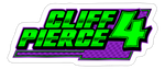 Cliff Pierce | Pierce Racing | 2024 | Kiss-Cut Vinyl Decal