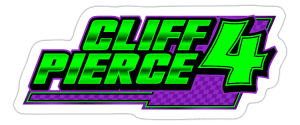 Cliff Pierce | Pierce Racing | 2024 | Kiss-Cut Vinyl Decal