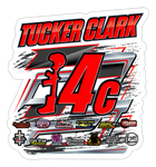 Tucker Clark | 2025 | Kiss-Cut Vinyl Decal 2