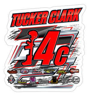 Tucker Clark | 2025 | Kiss-Cut Vinyl Decal 2