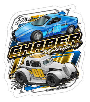 Chaber Motorsports | 2024 | Kiss-Cut Vinyl Decal 2