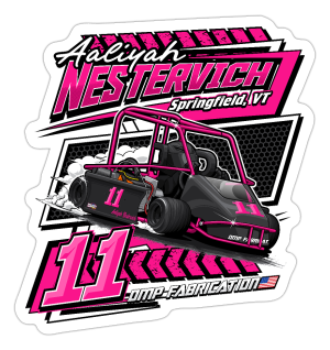 Aaliyah Nestervich | 2024 | Kiss-Cut Vinyl Decal 2