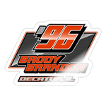 Brody Brandon | 2024 |  Kiss-Cut Vinyl Decal - white glossy