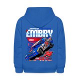 James Embry | Embry Racing | 2026 | Youth Hoodie - royal blue