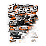 Jerremy Sebens | 2025 |  Kiss-Cut Vinyl Decal 2 - transparent glossy