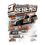 Jerremy Sebens | 2025 |  Kiss-Cut Vinyl Decal 2 - transparent glossy