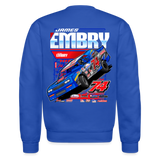 James Embry | Embry Racing | 2026 | Adult Crewneck Sweatshirt - royal blue