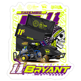 Bryant Racing | 2026 | Kiss-Cut Vinyl Decal 2 - white matte