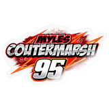Myles Coutermarsh | 2026 | Kiss-Cut Vinyl Decal - transparent glossy