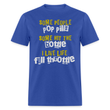 Live Life Full Throttle | FSR Merch | Adult Shirt - royal blue