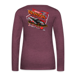 Brody Brandon | 2025 | Women's LS T-Shirt - heather burgundy