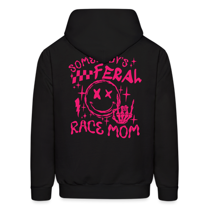 Feral Race Mom Pink | FSR Merch | Adult Hoodie - black