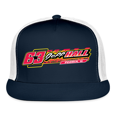 Jeff Hall | 2025 | Trucker Hat - navy/white