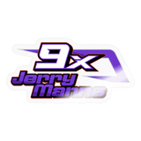 Jerry Manns | 2025 |  Kiss-Cut Vinyl Decal - transparent glossy