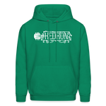 KEDRON | White Logo | Adult Hoodie - kelly green