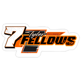 Tyler Fellows | 2026 | Kiss-Cut Vinyl Decal - white matte