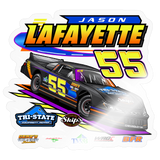 Jason Lafayette | 2026 | Kiss-Cut Vinyl Decal 2 - transparent glossy
