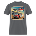 Vintage 76 | Stars Stripes & Speed | Adult T-Shirt - charcoal