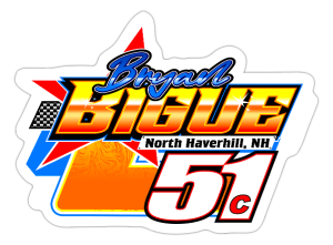 Bryan Bigue | 2025 | Kiss-Cut Vinyl Decal – Five Star Racewear