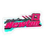 Michael Newton | 2025 |  Kiss-Cut Vinyl Decal - white matte