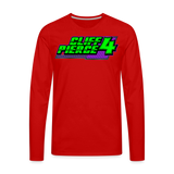 Cliff Pierce | 2024 | Men's LS T-Shirt - red