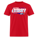 James Embry | Embry Racing | 2026 | Adult T-Shirt - red