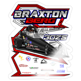Braxton Berg | 2026 | Kiss-Cut Vinyl Decal 2 - white glossy