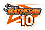 Jaxson Matheson | 2024 | Kiss-Cut Vinyl Decal