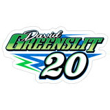 David Greenslit | 2025 | Kiss-Cut Vinyl Decal - white matte