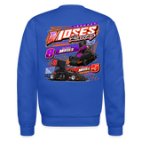 Moses Racing | 2025 | Adult Crewneck Sweatshirt - royal blue
